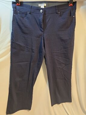 Navy Capris Stretch By Retrology Size 16